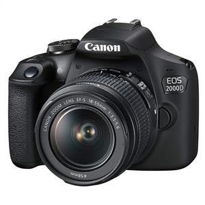 Canon Eos 2000D 18-55mm+75-300mm Lens Kit DSLR Fotoğraf Makinesi