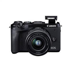 Canon Eos M6 Mark II 15-45mm Aynasız APS-C Fotoğraf Makinesi
