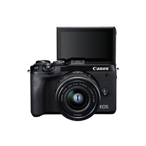 Canon Eos M6 Mark II 15-45mm Aynasız APS-C Fotoğraf Makinesi