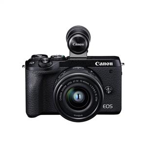 Canon Eos M6 Mark II 15-45mm Aynasız APS-C Fotoğraf Makinesi