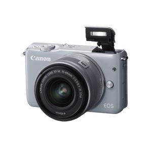 CANON EOS M100 15-45 IS STM LENS KIT 24.2 MP AYNASIZ SLR FOTOĞRAF MAKİNESİ (GRİ)