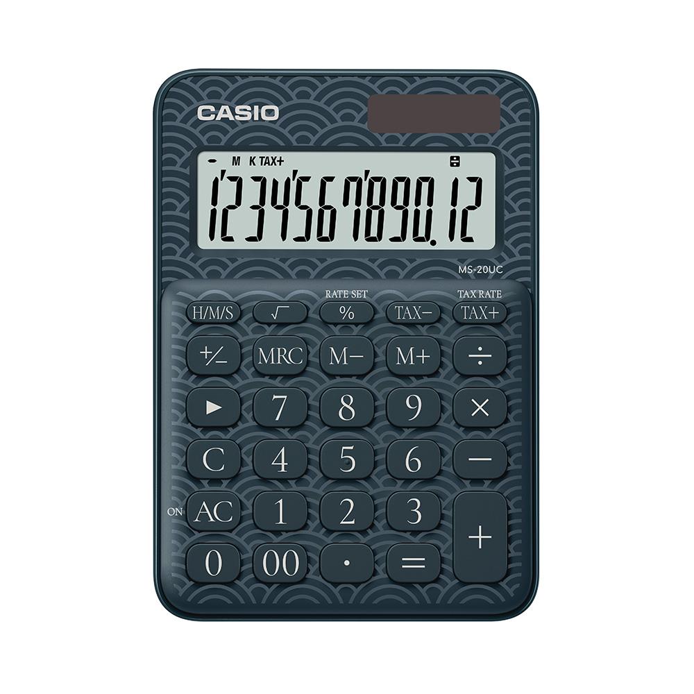 CASIO MS-20UC-JBU MASAÜSTÜ MAVI HESAP MAKINESI