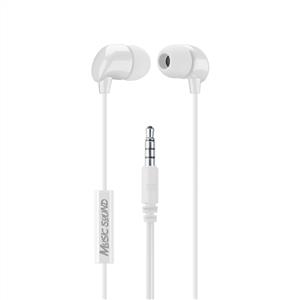 CELLULARLINE MUSIC SOUND KULAK İÇİ MİKROFONLU KABLOLU KULAKLIK - BEYAZ