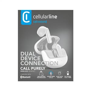 CELLULARLINE PURE 4 ENC TWS KULAKLIK - BEYAZ