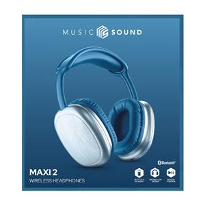 CELLULARLINE MUSIC SOUND MAXI 2 KULAK USTU KABLOSUZ KULAKLIK - MAVI