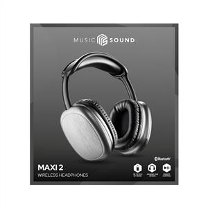 CELLULARLINE MUSIC SOUND MAXI 2 KULAK USTU KABLOSUZ KULAKLIK - SIYAH