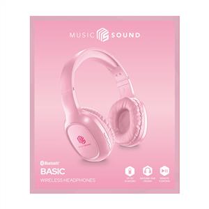 CELLULARLINE MUSIC SOUND BASIC KULAK ÜSTÜ KABLOSUZ KULAKLIK - PEMBE