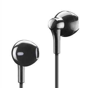 CELLULARLINE MUSIC SOUND TYPE-C CAPSULE KABLOLU KULAKLIK - SİYAH