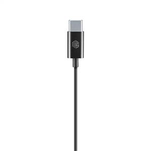 CELLULARLINE MUSIC SOUND TYPE-C CAPSULE KABLOLU KULAKLIK - SİYAH