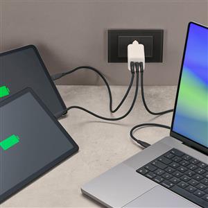 CELLULARLINE MULTIPOWER 65W GAN 3 PORT ADAPTÖR - BEYAZ