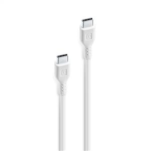 CELLULARLINE USB ŞARJ + DATA KABLO USB-C TO USB-C 2m - BEYAZ