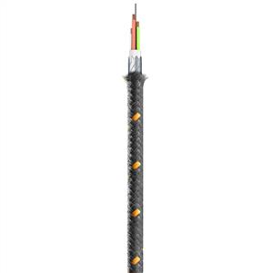 CELLULARLINE TETRA FORCE Extreme Ultra Dayanıklı USB-C TO USB-C KEVLAR KABLO - Siyah