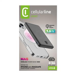 CELLULARLINE MAGSAFE 20W PD TYPE-C 5.000 MAH SLIM POWERBANK