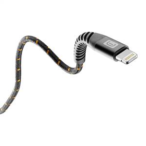 CELLULARLINE TETRA FORCE KABLO USB-C TO LİGHTNİNG 1,20M - SİYAH
