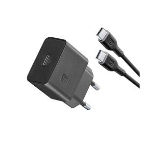 CELLULARLINE SUPER FAST CHARGE PD 25W ŞARJ ALETİ ( ADAPTÖR + KABLO )