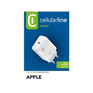CELLULARLINE 20W ŞARJ ADAPTÖRÜ - BEYAZ