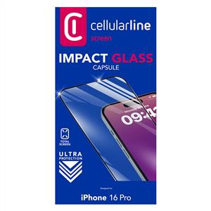 CELLULARLINE IPHONE 17 / 17 PRO/16 PRO CAPSULE TEMPERLİ CAM EKRAN KORUYUCU