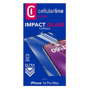 CELLULARLINE IPHONE 17 PRO MAX /16 PRO MAX CAPSULE TEMPERLİ CAM EKRAN KORUYUCU