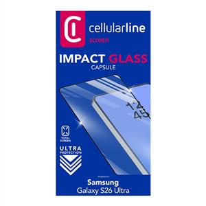 CELLULARLINE SAMSUNG GALAXY S26 ULTRA TEMPERLİ CAM EKRAN KORUYUCU