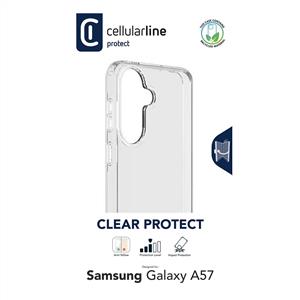CELLULARLINE SAMSUNG GALAXY A57 CLEARDUO ANTIBAKTERIYEL KILIF - ŞEFFAF