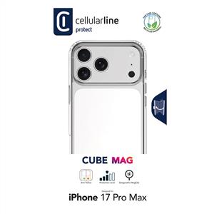 CELLULARLINE IPHONE 17 PRO MAX CUBE MAG KILIF - ŞEFFAF