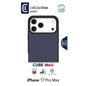 CELLULARLINE IPHONE 17 PRO MAX CUBE MAG KILIF - MAVİ