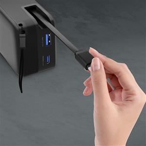 CELLULARLINE 65W Dahili Kablolu 20.000 mAh 3 Portlu Taşınabilir Şarj Cihazı