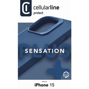 Cellularline iPHONE 15 SENSATION PLUS Telefon Kılıfı - Mavi