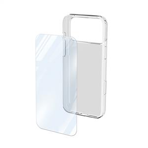CELLULARLINE IPHONE 17 PRO SEFFAF KILIF + TEMPERLİ CAM EKRAN KORUYUCU SET ( 2in1)