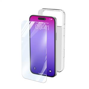 CELLULARLINE IPHONE 17 PRO MAX SEFFAF KILIF + TEMPERLİ CAM EKRAN KORUYUCU SET (2in1)