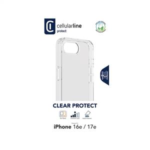 CELLULARLINE IPHONE 17E / 16E CLEARDUO ŞEFFAF KILIF