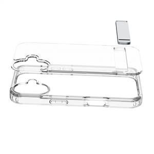 CELLULARLINE İPHONE 17 STAND ÖZELLİKLİ ANTİBAKTERİYEL TELEFON KILIFI ŞEFFAF