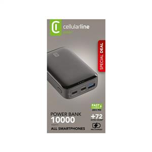 CELLULARLINE YENI ESSENCE 10.000 MAH POWERBANK - SIYAH