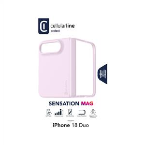 CELLULARLİNE SENSATION MAG iPHONE 18 DUO KILIF - PEMBE