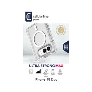 CELLULARLİNE ULTRA STRONG MAG iPHONE 18 DUO KILIF - ŞEFFAF
