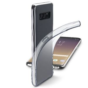 CELLULARLINE NOTE 8 FİNE PARLAK KAUÇUK KILIF ŞEFFAF