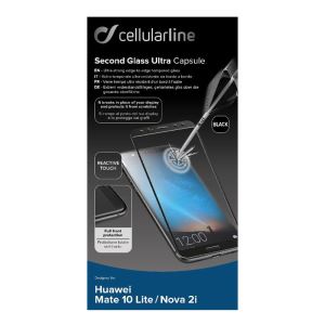 CELLULARLINE HUAWEİ MATE 10 LİTE ÇERÇEVELİ CAM EKRAN KORUYUCU SİYAH