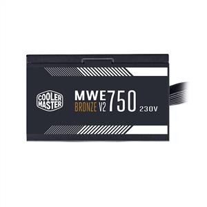 COOLER MASTER MWE 80PLUS BRONZE 750W 2xEPS, AKTİF PFC 120MM FANLI GÜÇ KAYNAĞI