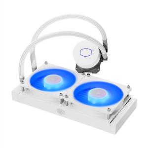 COOLER MASTER MASTERLIQUID ML240L V2 BEYAZ 2x120mm RGB LED SIVI SOĞUTMA SİSTEMİ