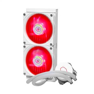 COOLER MASTER MASTERLIQUID ML240L V2 BEYAZ 2x120mm RGB LED SIVI SOĞUTMA SİSTEMİ