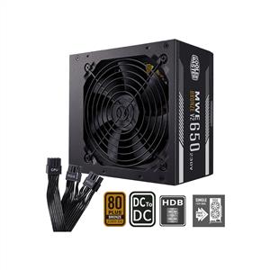 COOLER MASTER CMP510 TG 650W 80+ BRONZE ARGB HALO 3x120mm FANLI MidT KASA