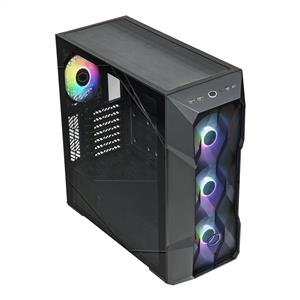 COOLER MASTER MASTERBOX TD500 V2 MESH 4x120mm ARGB LED FANLI MidT SİYAH KASA