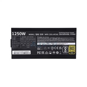 COOLER MASTER MWE V2 80PLUS GOLD 1250W GEN5 FULL MODÜLER 140MM FANLI GÜÇ KAYNAĞI