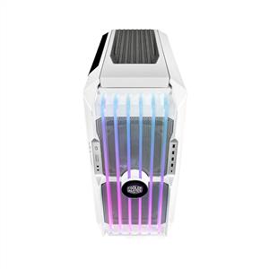 COOLER MASTER HAF 700 EVO BEYAZ TEMPERED GLASS ARGB MESH LCD EKRAN FULL TOWER KASA