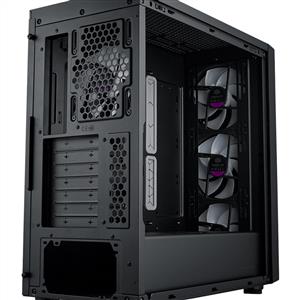 COOLER MASTER MASTERBOX 600 TG Mesh 3X140MM ARGB MidT ATX SİYAH KASA