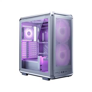 COOLER MASTER MASTERFRAME 500 TG MESH ARGB 2x200mm MidT ATX GÜMÜŞ KASA