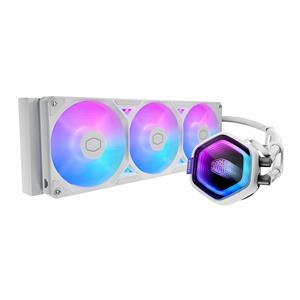 COOLER MASTER MasterLiquid Atmos II 360 ARGB VRM Pompa 3x120mm Beyaz Sıvı Soğutma