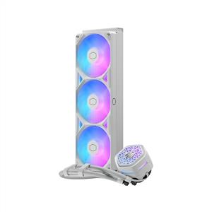 COOLER MASTER MasterLiquid Atmos II 360 ARGB VRM Pompa 3x120mm Beyaz Sıvı Soğutma