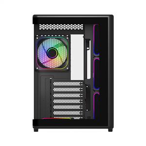 COOLER MASTER ELITE 600 CURVE TG 7x120mm ARGB ATX SİYAH KASA