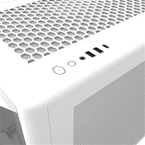 COOLER MASTER ELITE 600 CURVE TG 7x120mm ARGB ATX BEYAZ KASA